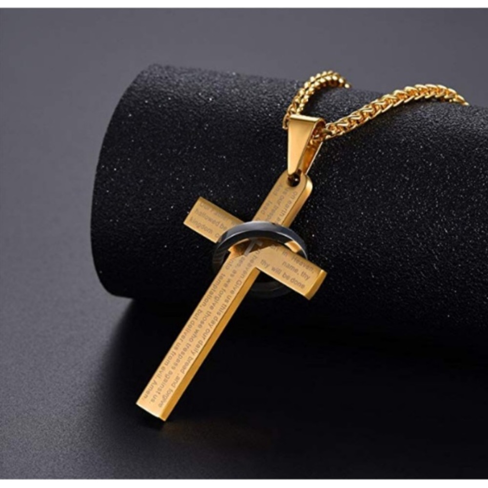 🤩18k Real Gold Plated Lord's Prayer Necklace